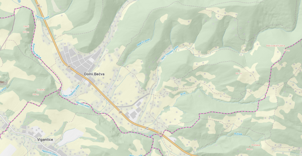 Prodej nemovitého majetku v k.ú. Dolní Bečva